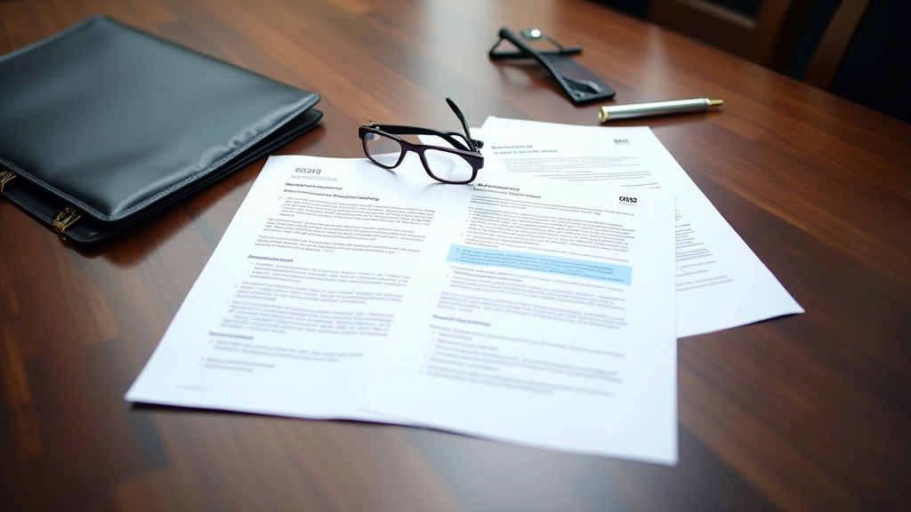 Skills assessment report and career development plan documents on professional desk